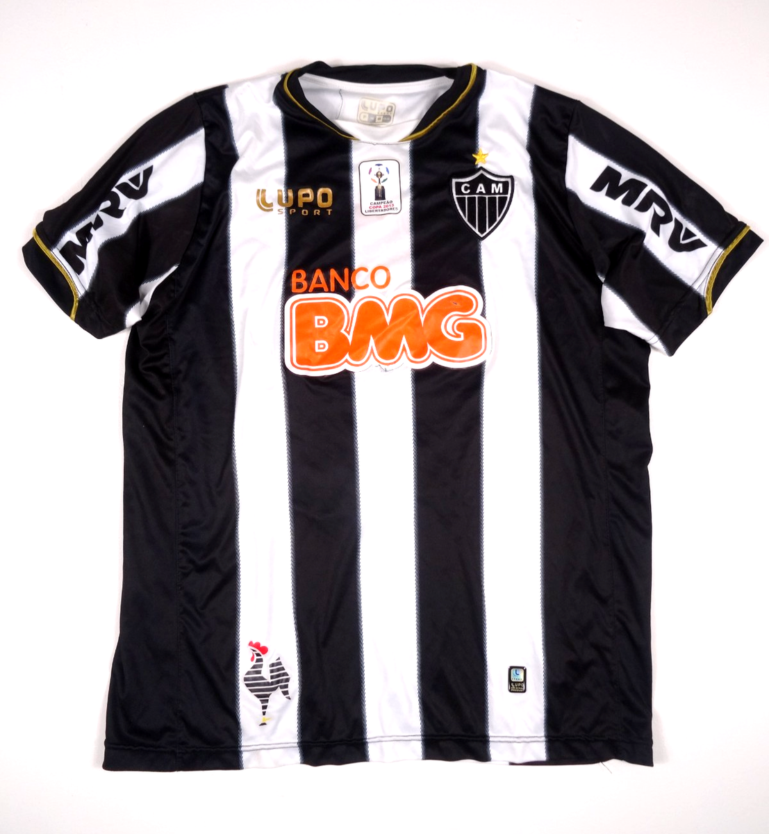 Maillot Atlético Mineiro – Brésil – RONALDINHO N°10 – Taille L – Agmar – Neuf Avec étiquettes