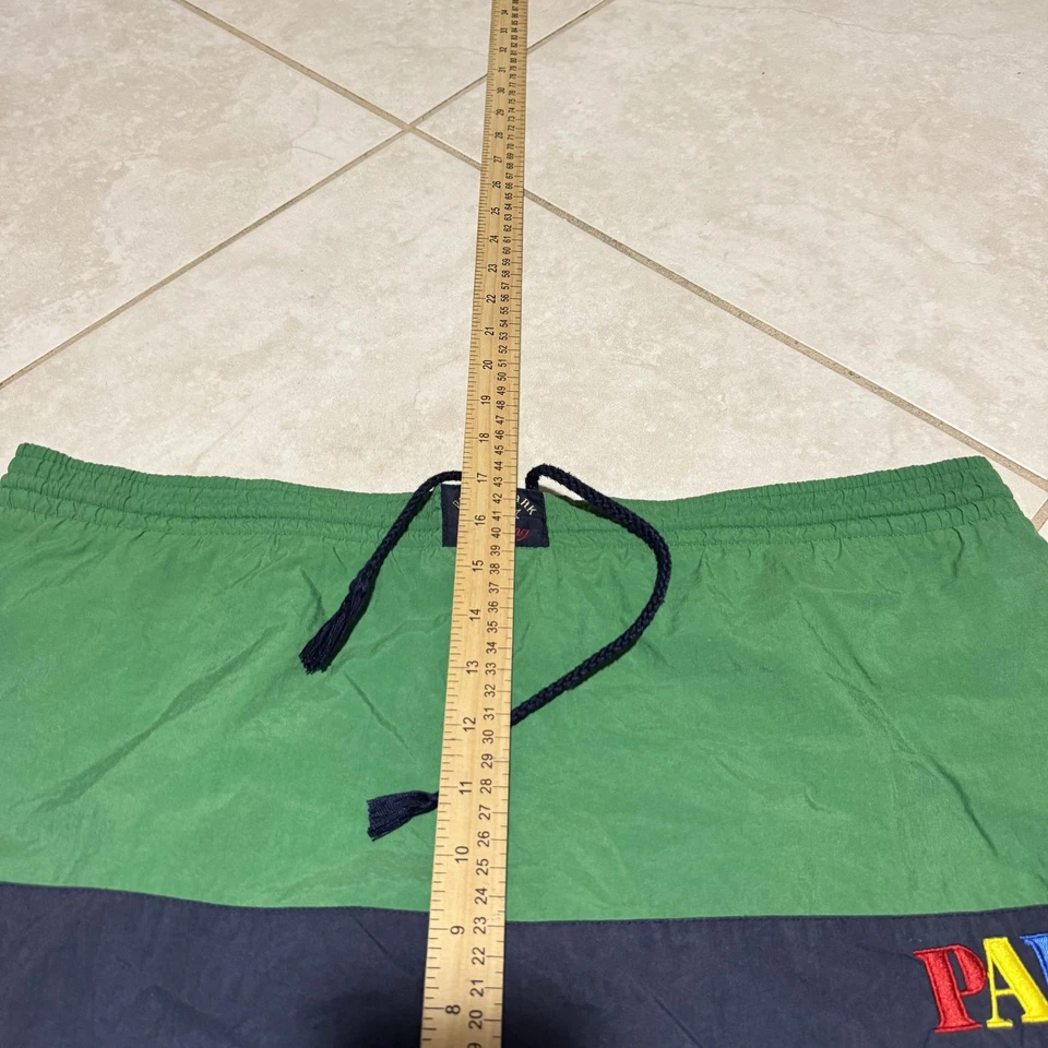 Bañador Paul & Shark Hombre Grande 38 Verde Azul Marino Colorblock Yachting Bordado Foto 4 de 4