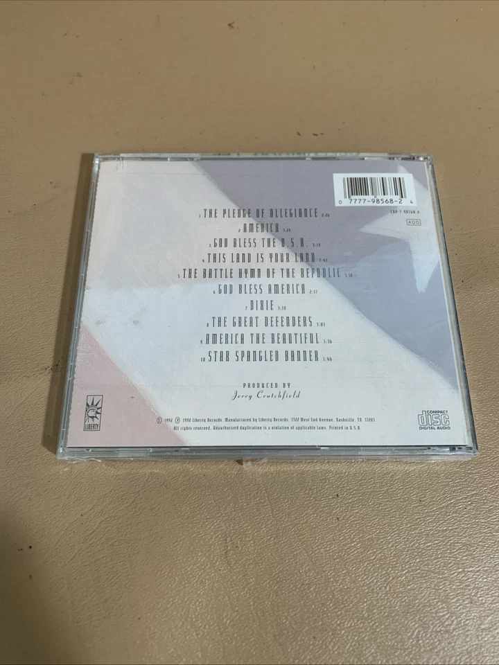 NEW - Lee Greenwood - American Patriot (CD, 1992) -- Liberty Records - Imagem 2 de 3