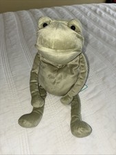 Jellycat London Fergus Frog Medium Plush Stuffed Animal Heritage Collection