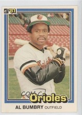 1981 Donruss Al Bumbry #355 0a1