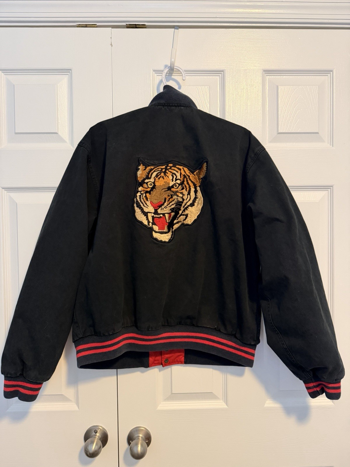 Vintage Ralph Lauren Polo Sport Tiger Varsity Bomber Jacket Large