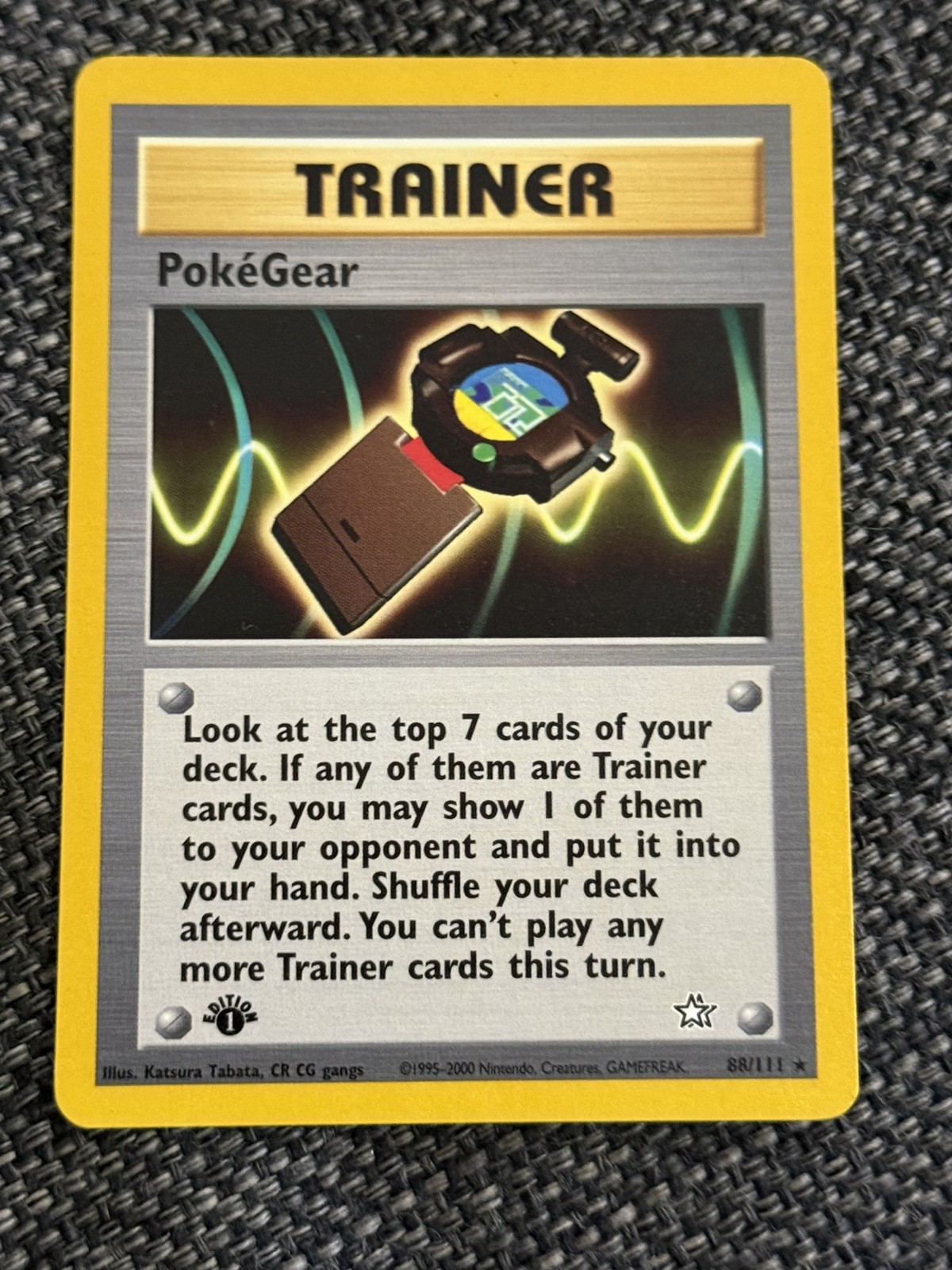 PokéGear - 1st Edition - 88/111 Neo Genesis - Pokémon TCG - 2000
