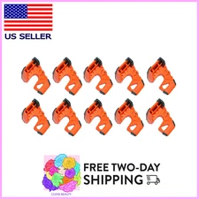 Wedge-It - The Ultimate Door Stop - Orange (10 Pack)