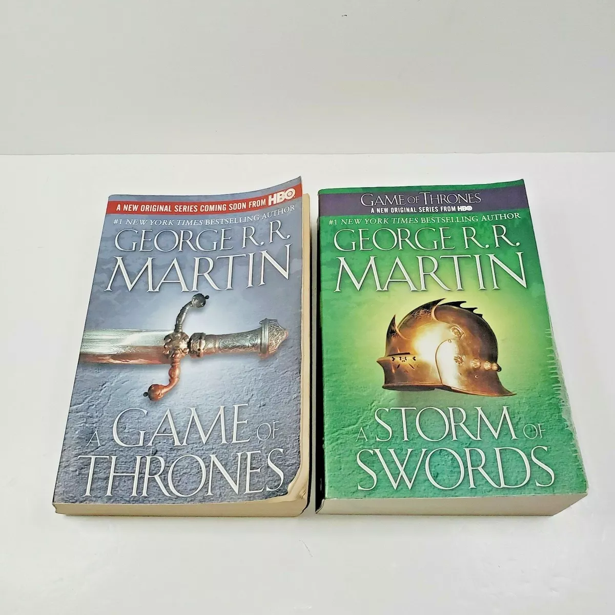 Game of Thrones Large Trade Paperback Books by George R.R. Martin - Books 1  & 3