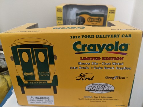 Gearbox Crayola Series Diecast Truck Coin Bank 1:24 Limited Edition Set of 3 - Picture 4 of 6