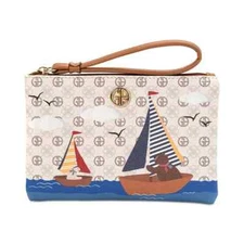 Giani Bernini Sailing Bears on a Boat Wristlet Bag #GB16