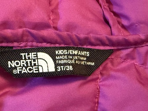 V-Northface Toddlers Beautiful Multiprint zip front Hooded Jacket SUZE 3T EUC! - Picture 2 of 8