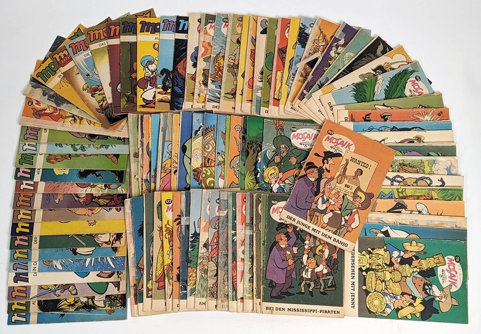 Mosaik Comicsammlung - 97 Hefte, 76-90 und 152-223 - Beschreibung lesen - Bild 1 von 1
