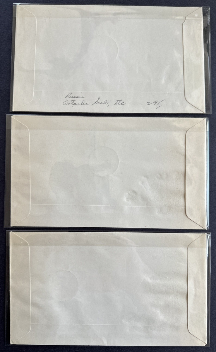 ⭐️ USSR 1966 Lot of 3 FDC Covers + Cachet Sc# 3282-3287 Eastern