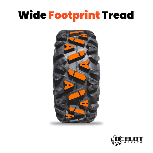 Ocelot Knight 28x8-12 Utility Tire - 6 Ply for ATV/UTV, All-Terrain Performance