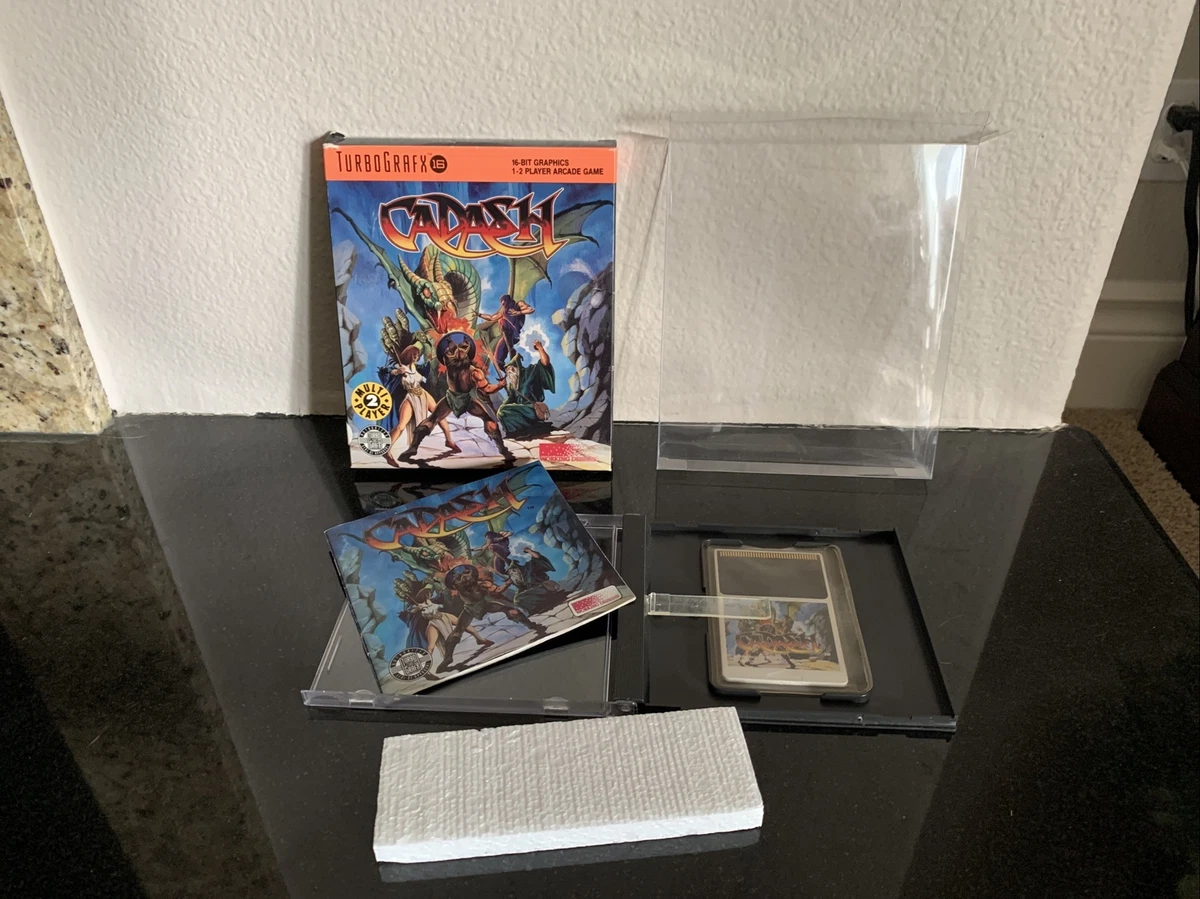 Cadash TurboGrafx TurboGrafx 16 Duo Box Game Manual Box Protector