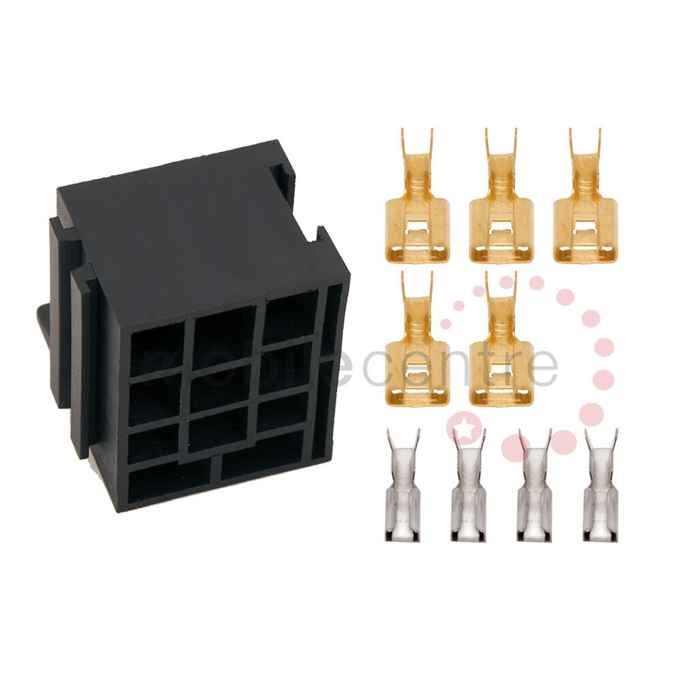 Relay Base interlocking holder with mounting bracket terminals for 4 ...