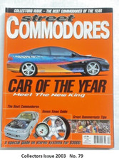 Street Commodores Car Magazine  2003 Car of the Year  No. 79  Collectors Issue