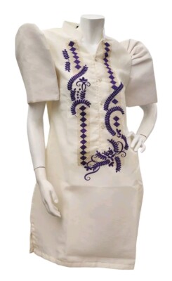 Filipiniana Mestiza Maria Clara Traditional Dress Embroidered Bea Andrea Sz  M | eBay