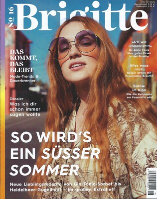 Brigitte No. 16 v. 19.7.2023 - So wird's ein süßer Sommer inkl. Rezeptheft