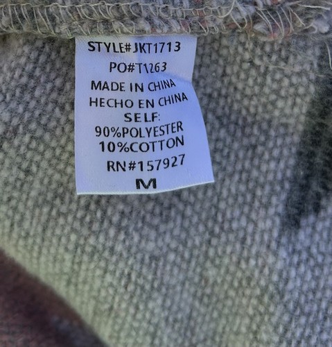 LA MIEL Eldora Aztec Jacket Shacket Size MEDIUM Southwestern Oversize Raw Hem - Picture 14 of 15