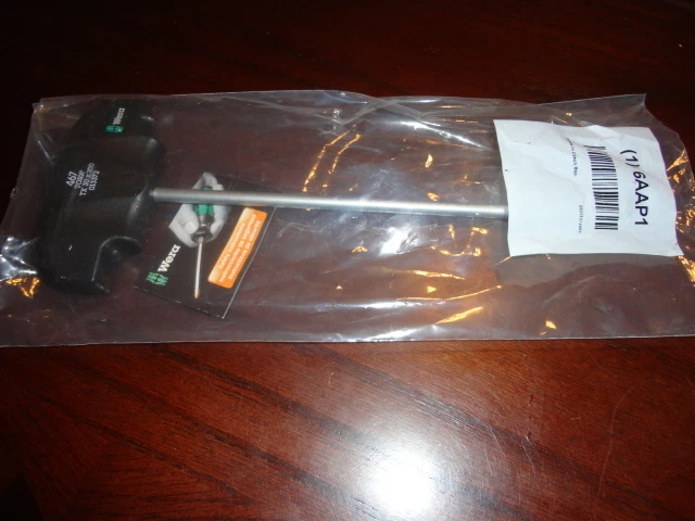 WERA HEX-PLUS 467 TORX T-HANDLE SCREWDRIVER TX30X200 013372 - Image 3 of 3