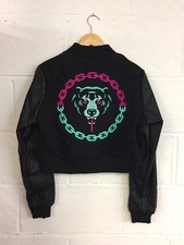Long X Mishka 2.0 Crop Varsity Jacket Unisex. Boy London, Hba, Dolls Kill