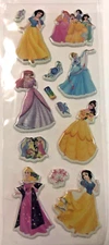 #5 Princess Disney Puffy Sticker Sheet Children Kids Birthday Party Bag Reward