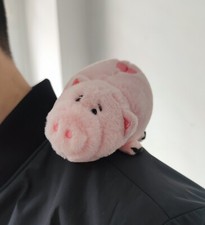 Disney Toy Story Hamm Pink Pig Plush Toy doll Shoulder Magnet gift