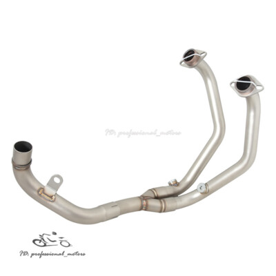 For Voge 350AC 2023 Modified Header System Exhaust Front Link Pipe Slip on