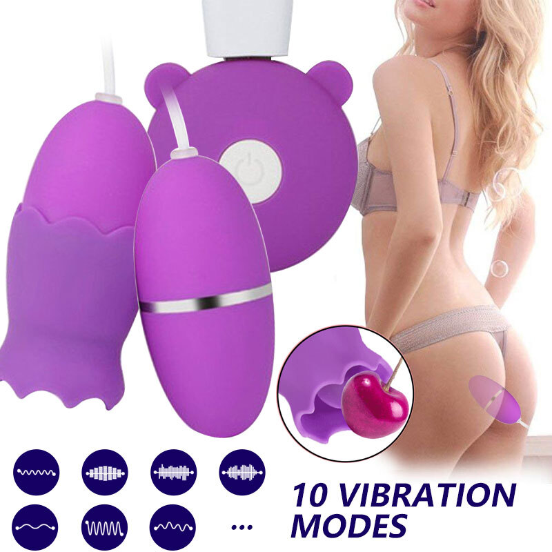 Rechargeable Licking Tongue Sucking Vibrator G-Spot Massager Sex Toy for  Women | eBay