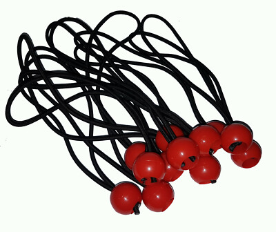 20 Stück Expanderschlinge 14cm Spanngummi Planhaken