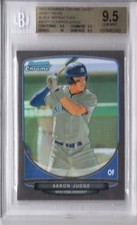 BGS 9.5 AARON JUDGE 2013 Bowman Chrome BLACK REFRACTOR/35 Rookie RC GEM MINT+