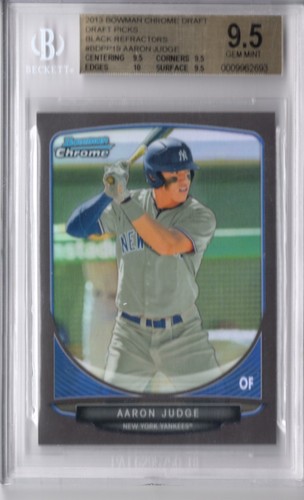 Aaron Judge [Black Refractor] #BDPP19 2013 Bowman Chrome Draft Picks & Prospects card