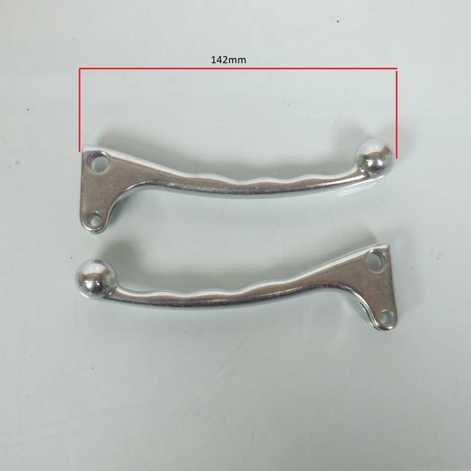 Paire de levier de frein avant et arrière à boule pour mobylette cyclomoteur mob - Photo 4/4