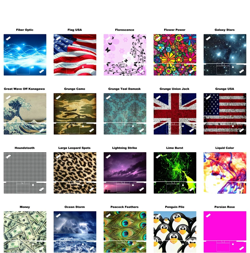 Choose Any Vinyl Skin / Decal Design for the Lenovo ThinkPad T480S -Free US Ship - Image 3 of 4