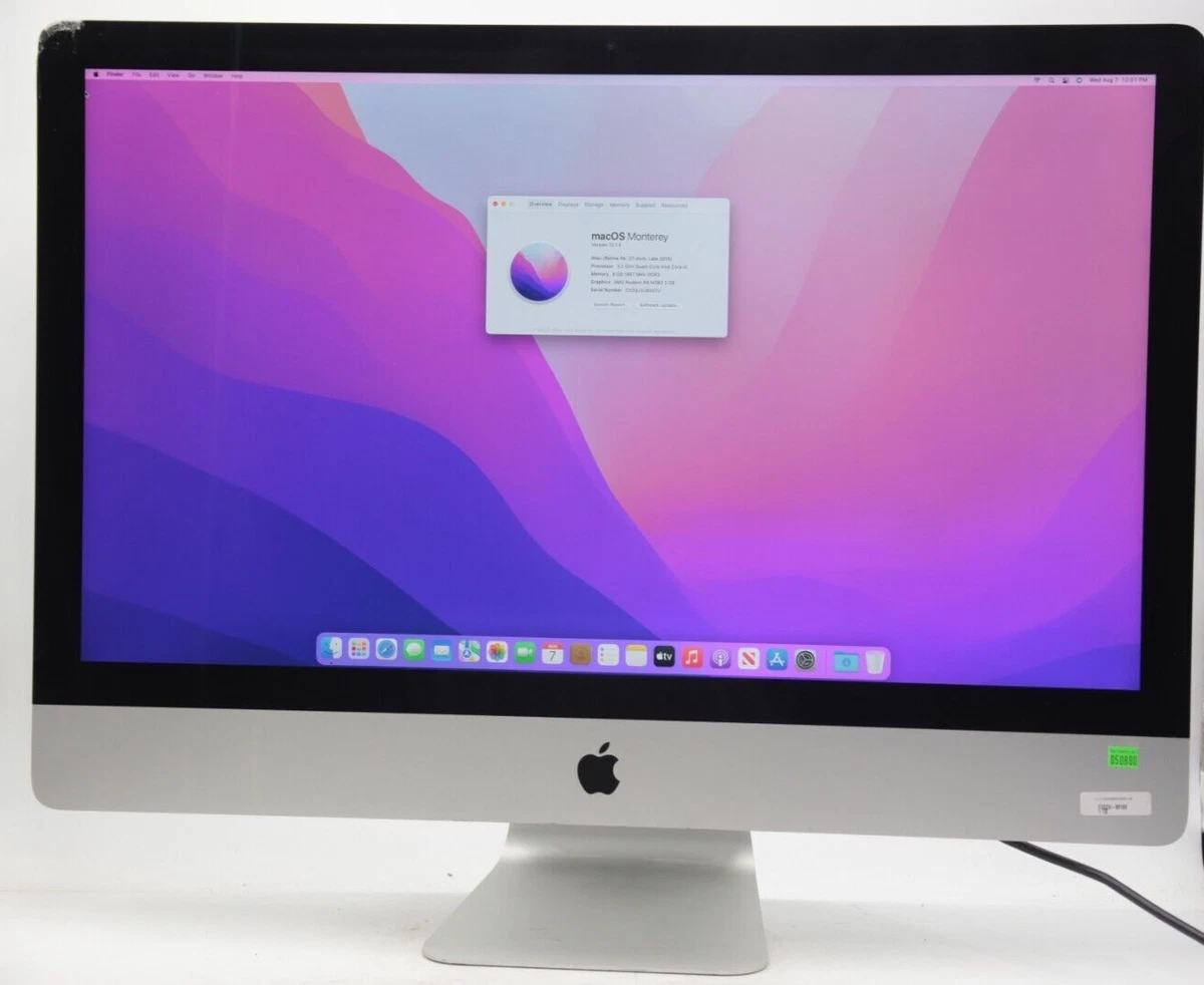 Apple iMac Intel Core i5 6th Gen. 8 GB RAM Apple Desktops & All-In
