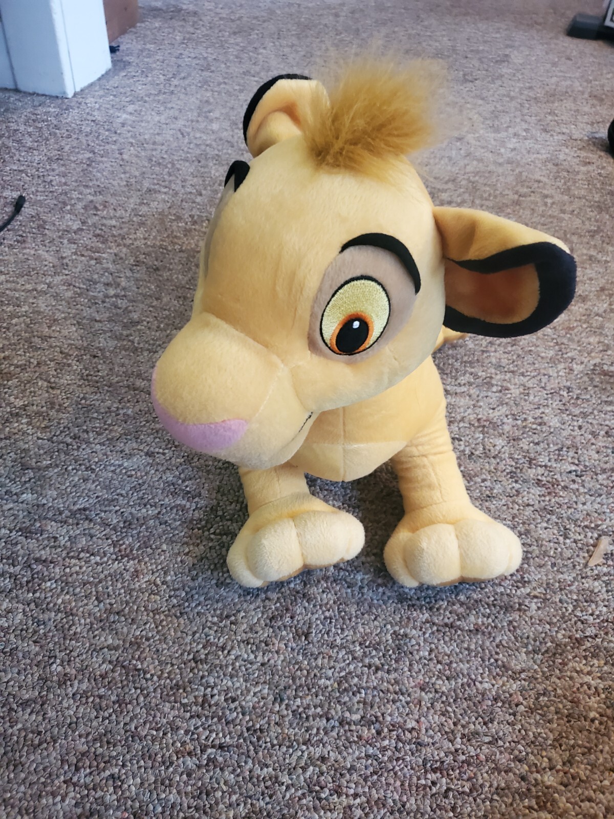 Vintage Disney's Simba Giant Plush Doll 20 Inch 2002