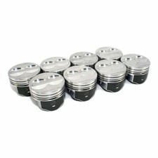 Speed Pro Standard 4 Bore Flat Top Coated Pistons For Chevrolet Sbc 350 5.7l