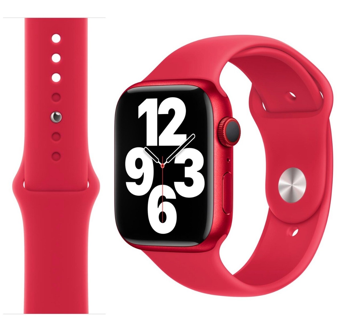 Genuine Apple Watch Sport Band Strap Product RED 42mm 41mm 40mm