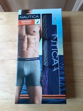Nautica Men's 3 Pair Boxer Briefs Size Large 36-38   NEW WITH TAGS