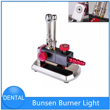 1Pc Dental Micro Bunsen Burner Double Tube Rotatable Gas Equipment Propane Light