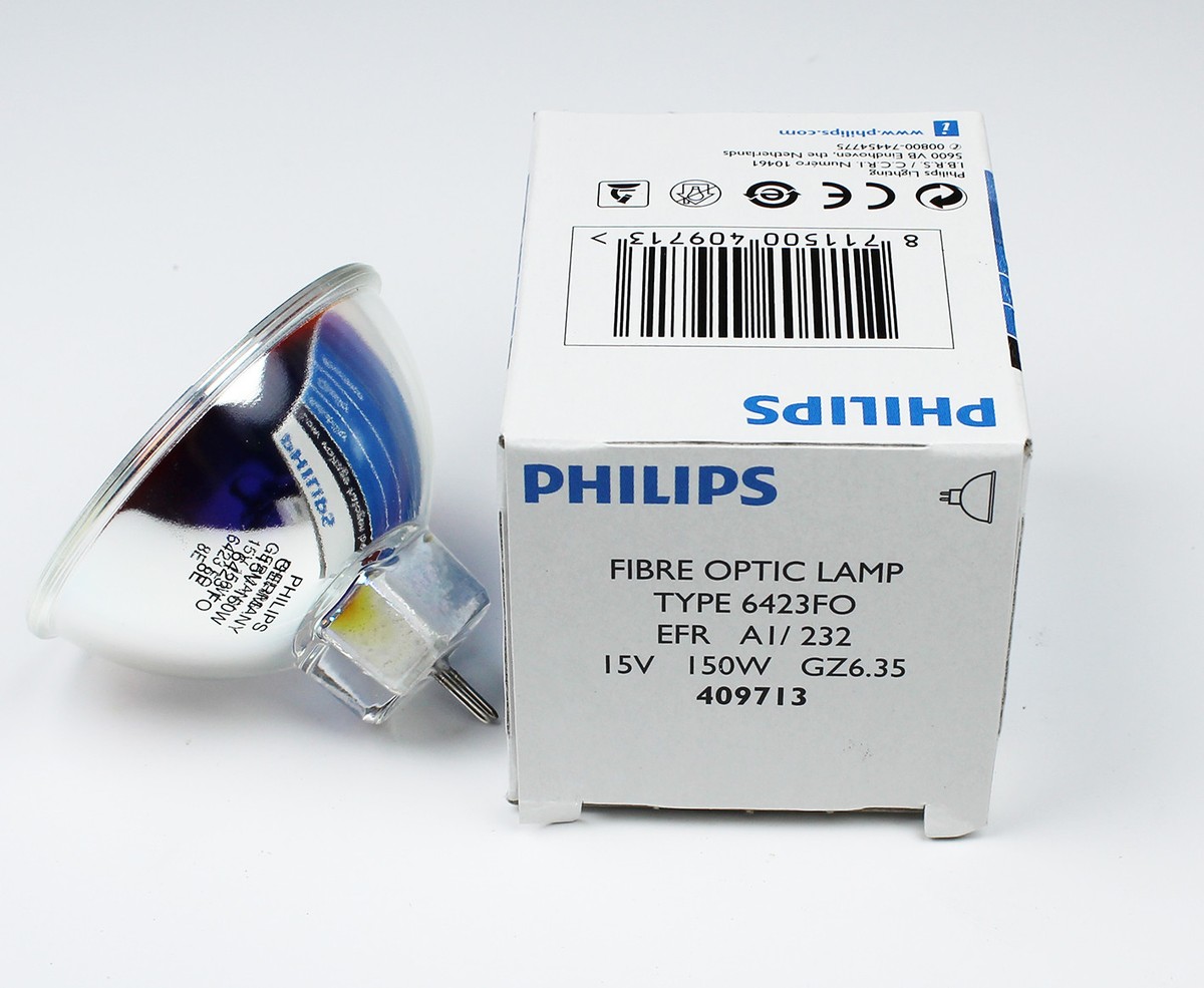 PHILIPS FIBER Optic lamp type 6423FO EFR A1/232 15V150W GZ6.35