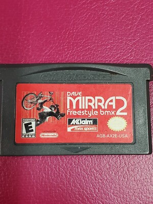 Nintendo Game Boy Advance DAVE MIRRA 2 FREESTYLE BMX