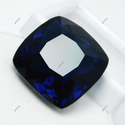 63 Carat Cushion Cut AA+ Bluish Green Topaz Loose Gemstone CERTIFIED - Picture 4 of 14