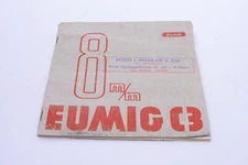 ✅ EUMIG C3 8MM CINE FILM PROJECTOR ORIGINAL INSTRUCTIONS MANUAL GERMAN 132-2