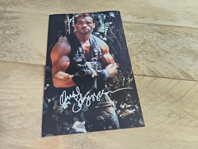 ARNOLD SCHWARZENEGGER Repro-Autogramm -ca. 10x16 - (644)