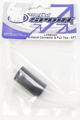Team Losi R/C Part #LOSB5052 Exhaust Connector & Pull Ties, For: AFT