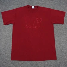 VINTAGE Canada Shirt Mens Medium Red Polar Bear Embroidered Tourist Jasper VTG