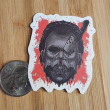 MICHAEL MYERS STICKER Horror Movie Halloween Sticker Michael Myers Decal Scary