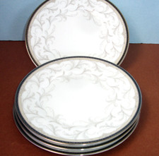 Waterford Brocade Salad Dessert Plate Set of 4 Bone China 8" New