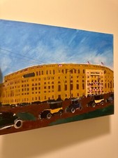 Yankee Stadium Original Opening Day 1923 Original Art Painting 18x24