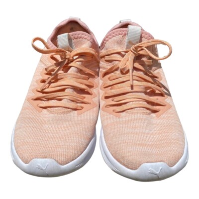 PUMA Women's Ignite Flash Evoknit Sneaker Bright Peach Size 7 Good  Condition! | eBay