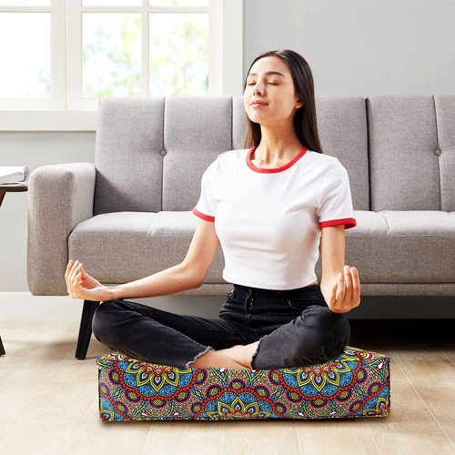 Floor Pillow Cushion Large for Fireplace Yoga Living Room Sitting Meditation - Picture 13 of 20